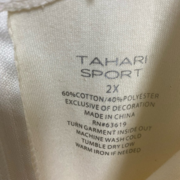 Tahari Sports Sweatshirt Women’s 2 X Ivory Athleisure Back zip Sherpa - Picture 3 of 4